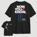 Sophie Cunningham Now You Know Double-Sided Basketball Graphic T-Shirt