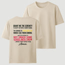 Grant Me The Serenity Funny Slogan T-shirt