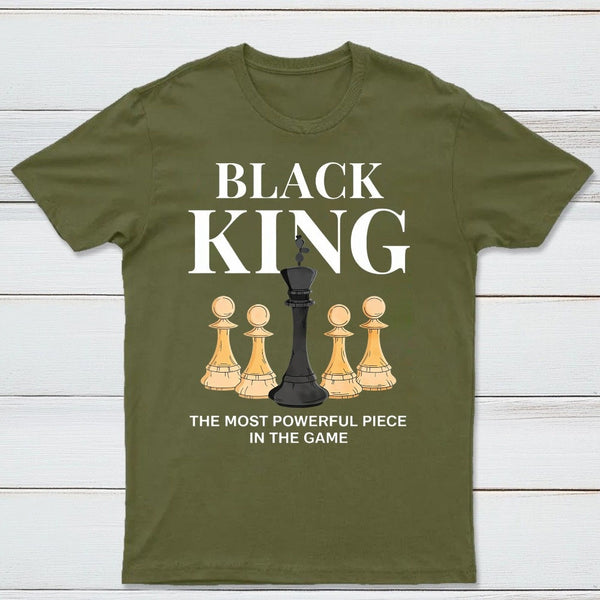 The Most Powerful Piece Chess King Print T-Shirt