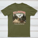 Do Not Pet The Fluffy Cows Yellowstone National Park T-Shirt