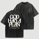 Vintage God Has A Plan Double-Sided T-Shirt