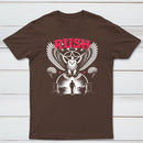 To Honor Rush Band Vintage Rock Owl Wings T-Shirt