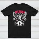 To Honor Rush Band Vintage Rock Owl Wings T-Shirt