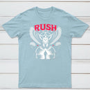 To Honor Rush Band Vintage Rock Owl Wings T-Shirt