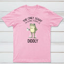 Funny Frog Graphic Diddly Squat T-Shirt