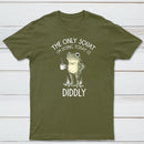 Funny Frog Graphic Diddly Squat T-Shirt
