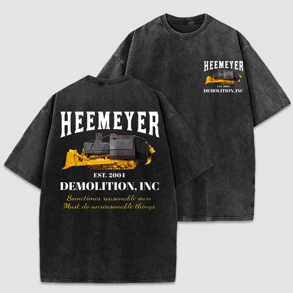 Heemeyer Demolition Inc Washed T-Shirt