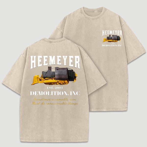 Heemeyer Demolition Inc Washed T-Shirt