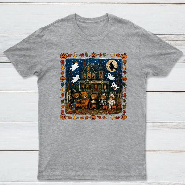 Vintage 90s Bears Halloween Trick Or Treat Bears T-Shirt