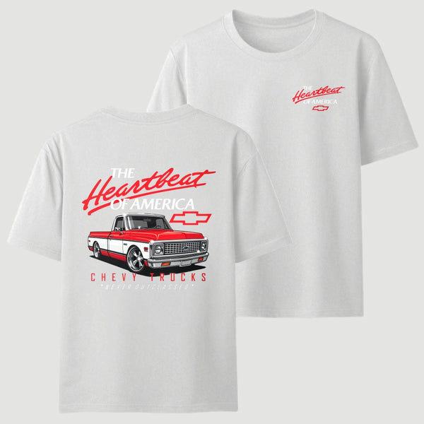 Old School Legend Tee Red Chevy Never Outclassed T-Shirt