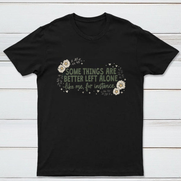 Funny Introvert Sarcastic Floral Graphic T-Shirt