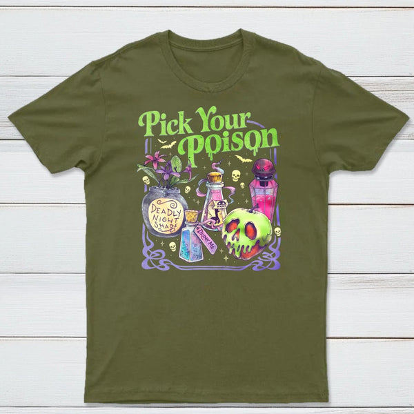 Pick Your Poison Vintage Halloween T-Shirt