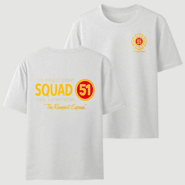 Los Angeles County Squad 51 Fire Department T-Shirt