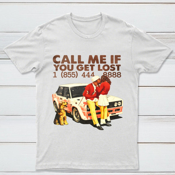 Vintage Pop Culture Call Me if You Get Lost T-Shirt
