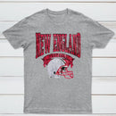 Vintage Football Hometown Team Print T-Shirt