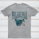 Vintage Football Hometown Team Print T-Shirt