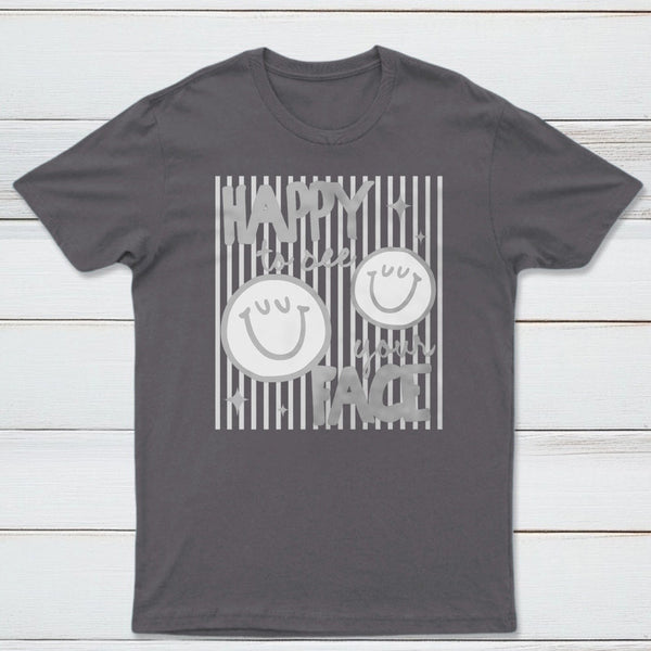 Happy to See Your Face Teacher Back to School Gift T-Shirt