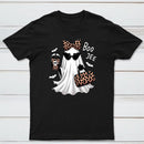 Boo-Jee Leopard Ghost Funny Fall Halloween T-Shirt